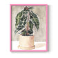 Potted Houseplant I - Restickable Framed Art Print