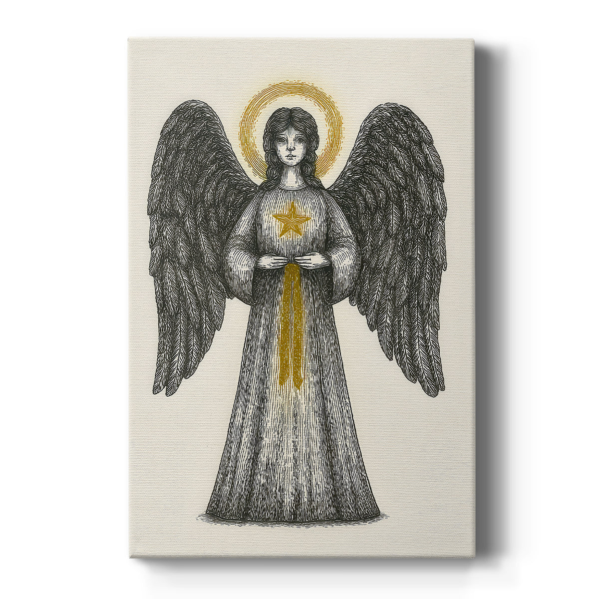 Frostlit Icicles Whisper - Canvas Art Print