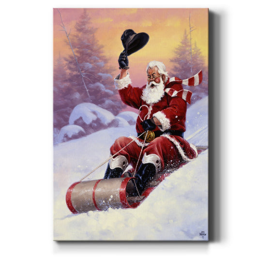 Here Comes Santa - Canvas Art Print