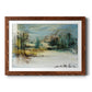 Wintery Horizon II - Barnwood Framed Art Print