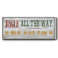 Jingle All the Way - Floater Framed Canvas Print