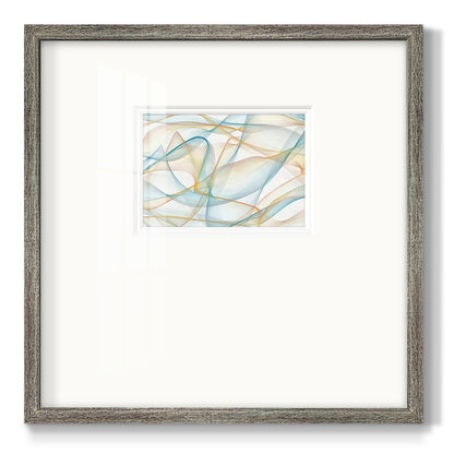 Curves and Waves V Premium Framed Print Double Matboard