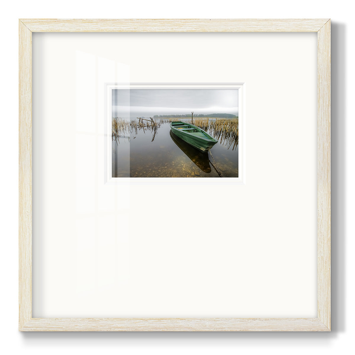 Green One Premium Framed Print Double Matboard