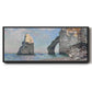 The Rock Needle and the Porte d'Aval, 1885 (Clark Art Institute version) - Floater Framed Canvas Print