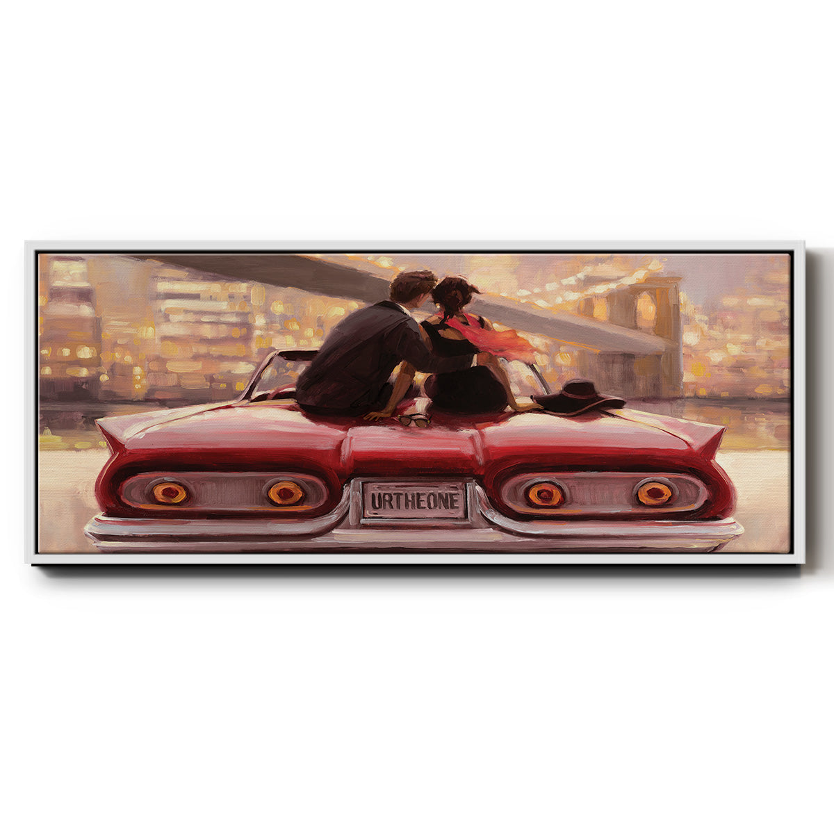 You Are The One - Floater Framed Canvas Print