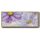 Frozen Floral II - Floater Framed Canvas Print