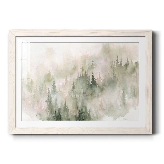 Misty Mountain Sides - Barnwood Framed Art Print