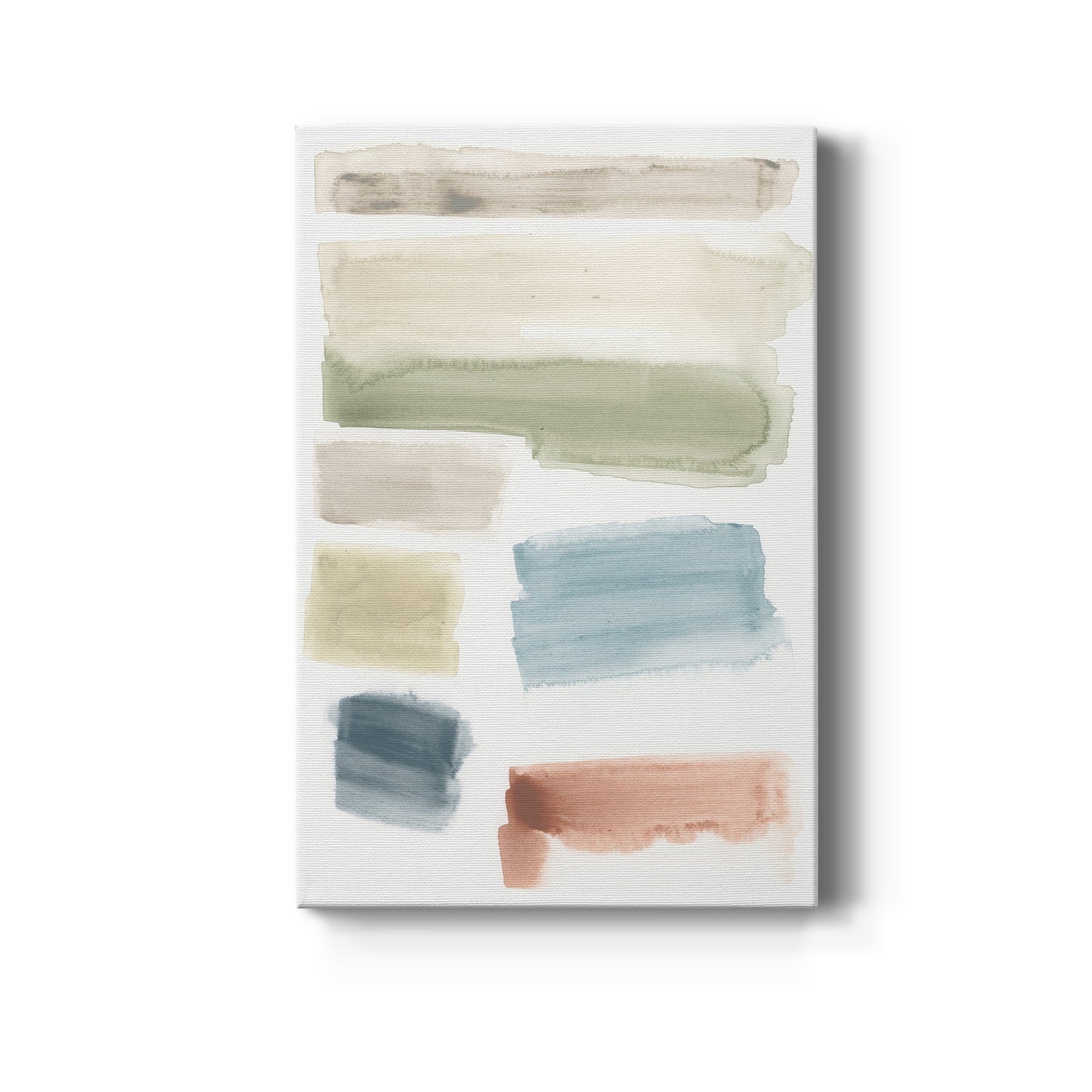 Watercolor Swatches I Premium Gallery Wrapped Canvas - Ready to Hang