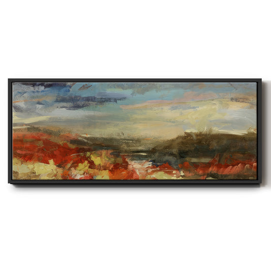 Landscape Study - Floater Framed Canvas Print
