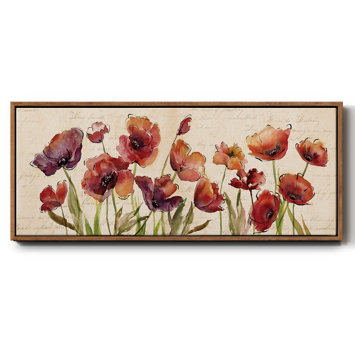 Bow to Summer I - Floater Framed Canvas Print