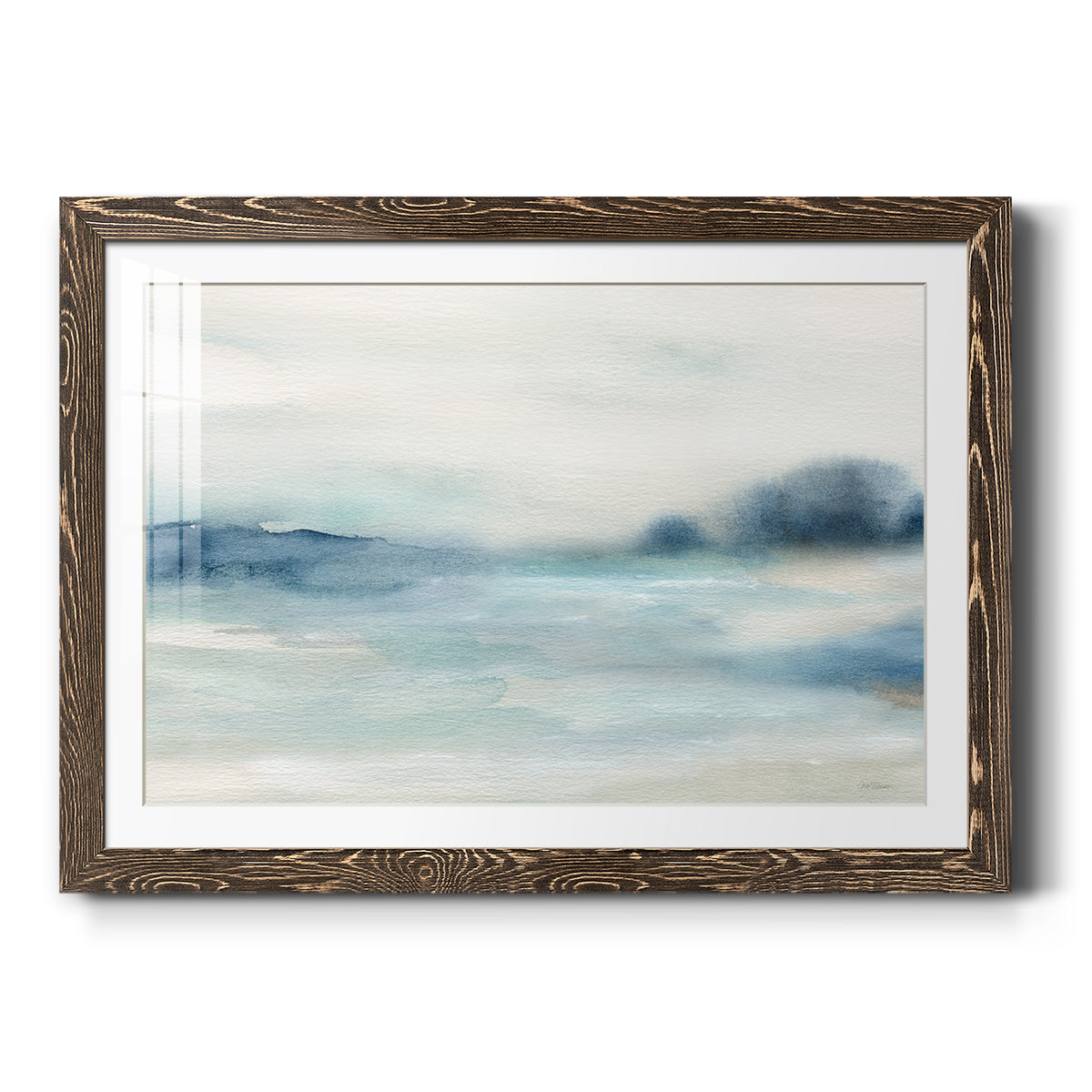 Simply Soft Morning - Barnwood Framed Art Print