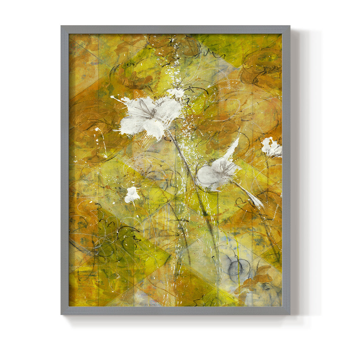 Beauty Amidst Chaos - Restickable Framed Art Print