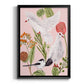 Birds in Motion I - Modern Framed Canvas Print