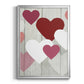 DIY Love Collection F - Modern Framed Canvas Print
