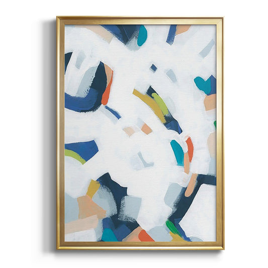 Bright Orbit I - Modern Framed Canvas Print