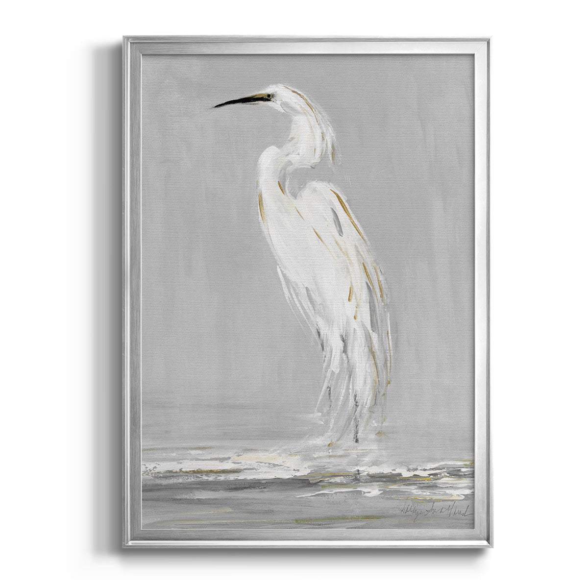 Coast Watching II - Modern Framed Canvas Print