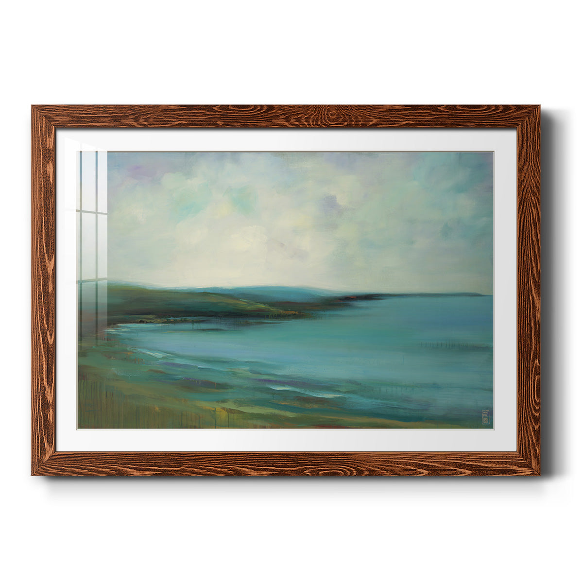 The Sound - Barnwood Framed Art Print