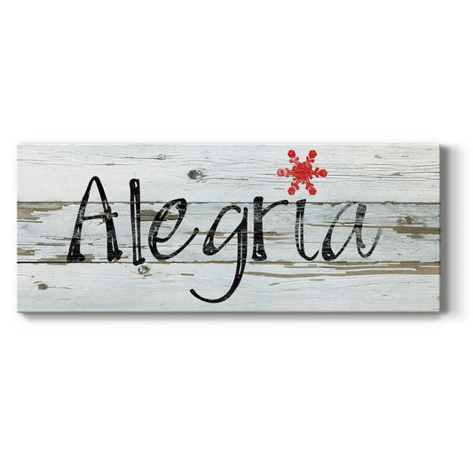 Alegria Premium Gallery Wrapped Canvas - Ready to Hang