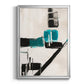 Geometry Notes I - Modern Framed Canvas Print