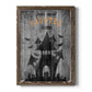 Haunted House - Barnwood Framed Canvas Print