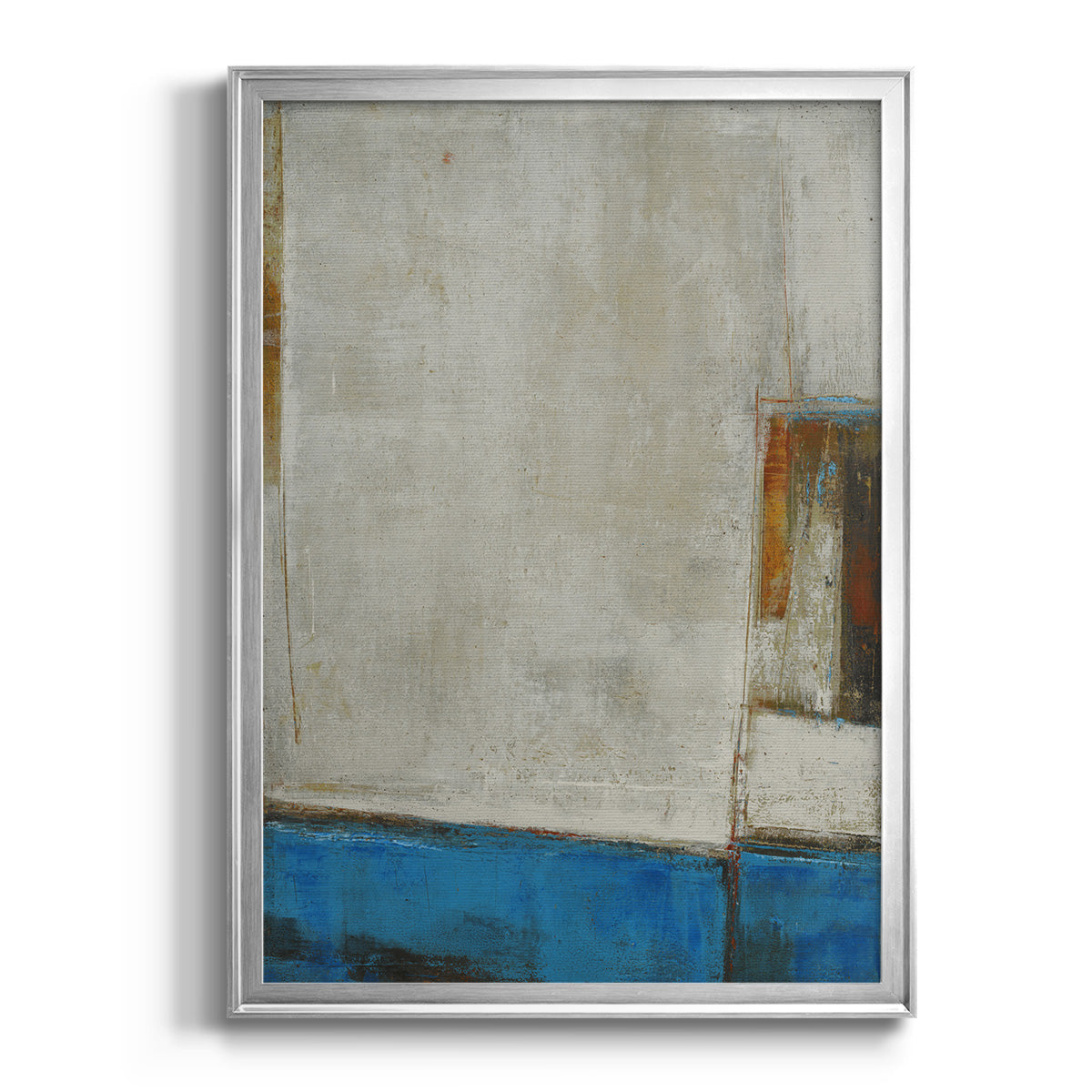 A Warped Window - Modern Framed Canvas Print