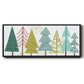 Modern Holiday Collection D - Floater Framed Canvas Print