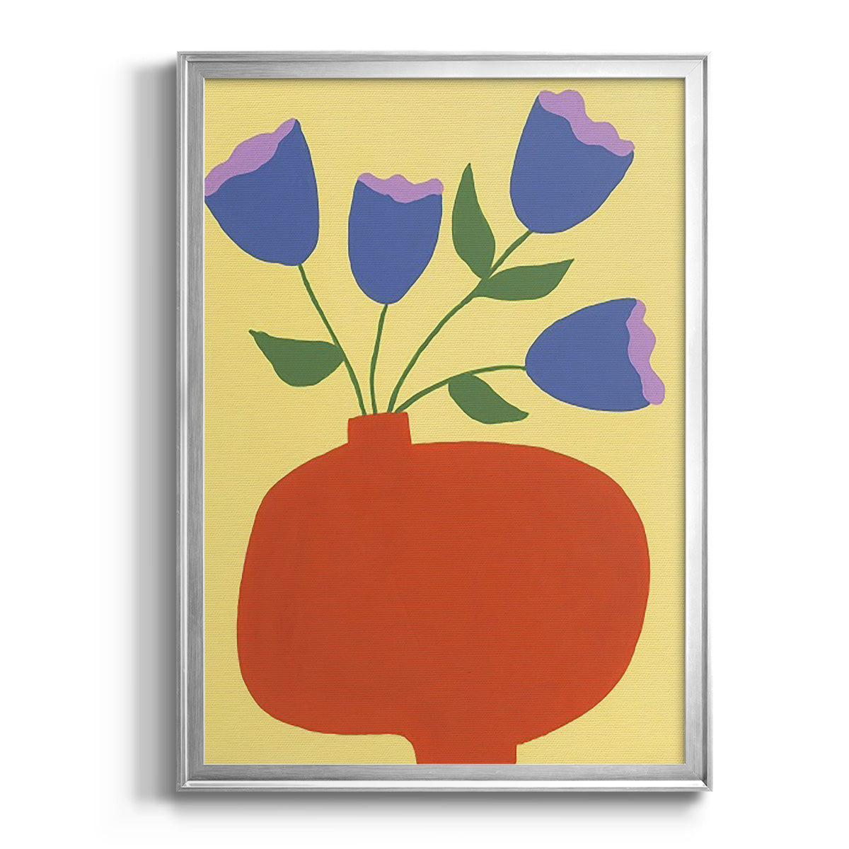 Modern Blooms III - Modern Framed Canvas Print