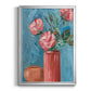 Rosa Blooms II - Modern Framed Canvas Print