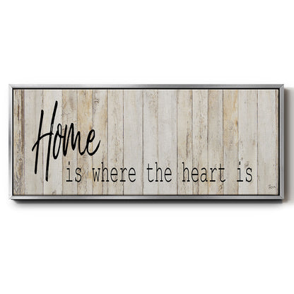 Home - Floater Framed Canvas Print