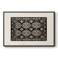 Vintage Abstract Print-XI Premium Framed Gallery Wrapped Canvas in Floating Frame