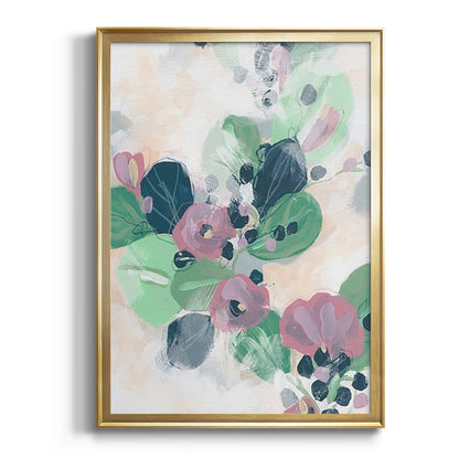 Tropical Branch Fresco I - Modern Framed Canvas Print