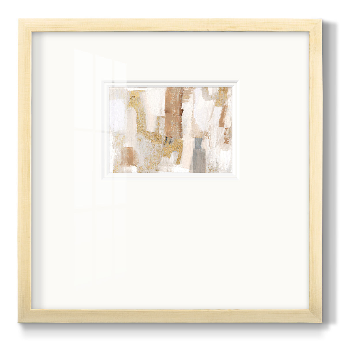 Gold Quartz I Premium Framed Print Double Matboard