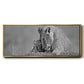 Lioness Love - Floater Framed Canvas Print