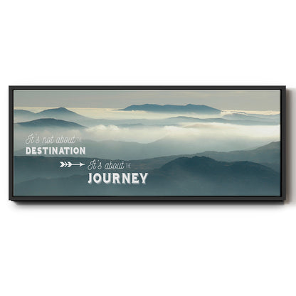 The Journey - Floater Framed Canvas Print