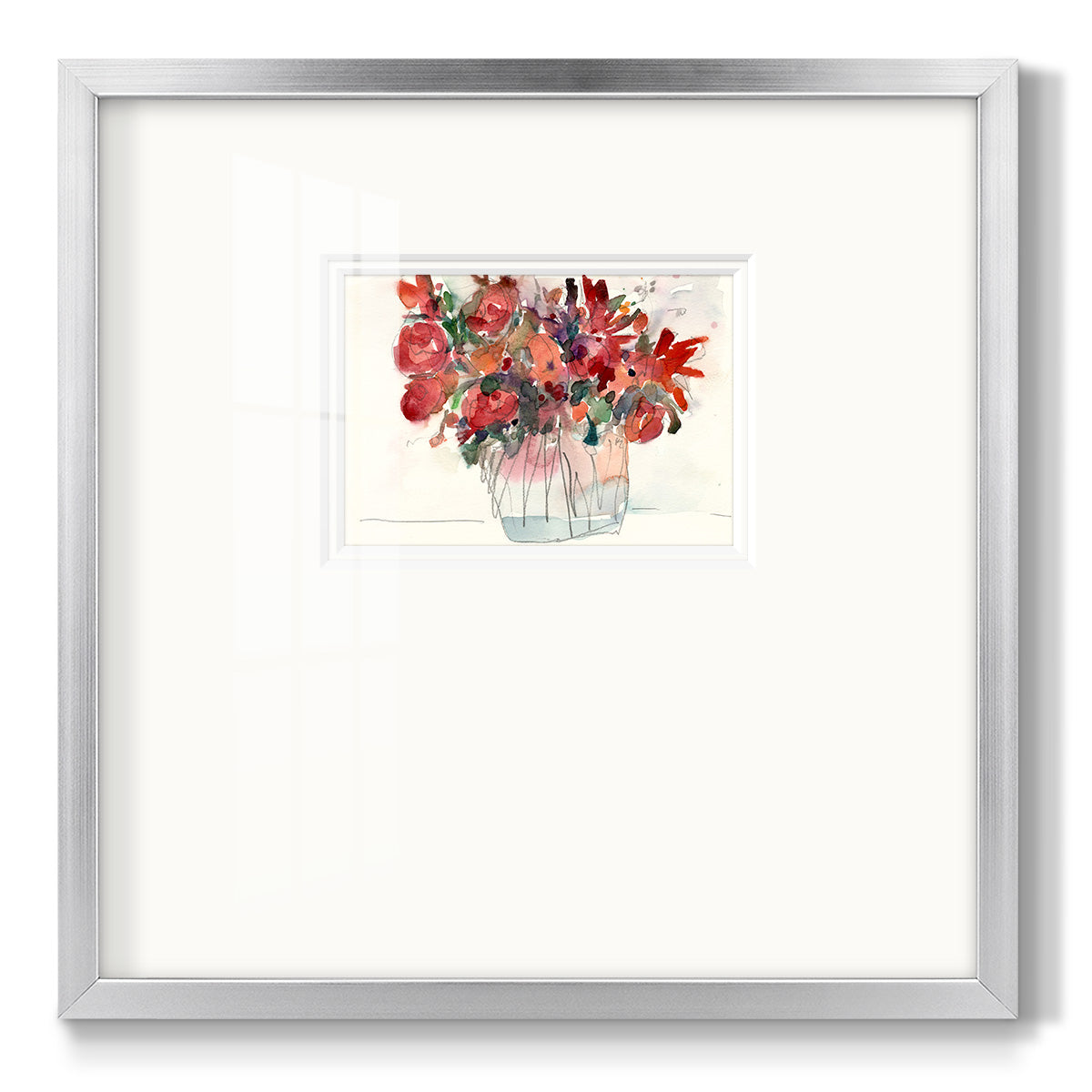 The Small Bunch I Premium Framed Print Double Matboard