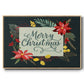 Bright Christmas Night Collection A - Floater Framed Canvas Print