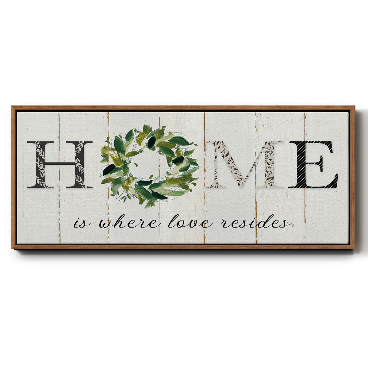 Love Resides - Floater Framed Canvas Print