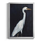 Calm Great Egret II - Modern Framed Canvas Print