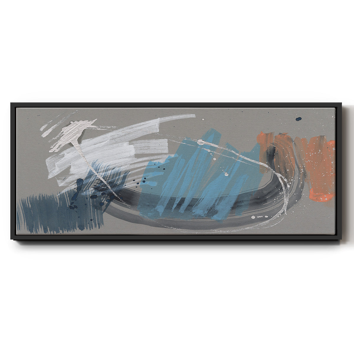 Whimsical Marks I - Floater Framed Canvas Print