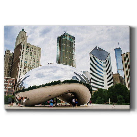 Cloud Gate Chicago - Canvas Art Print