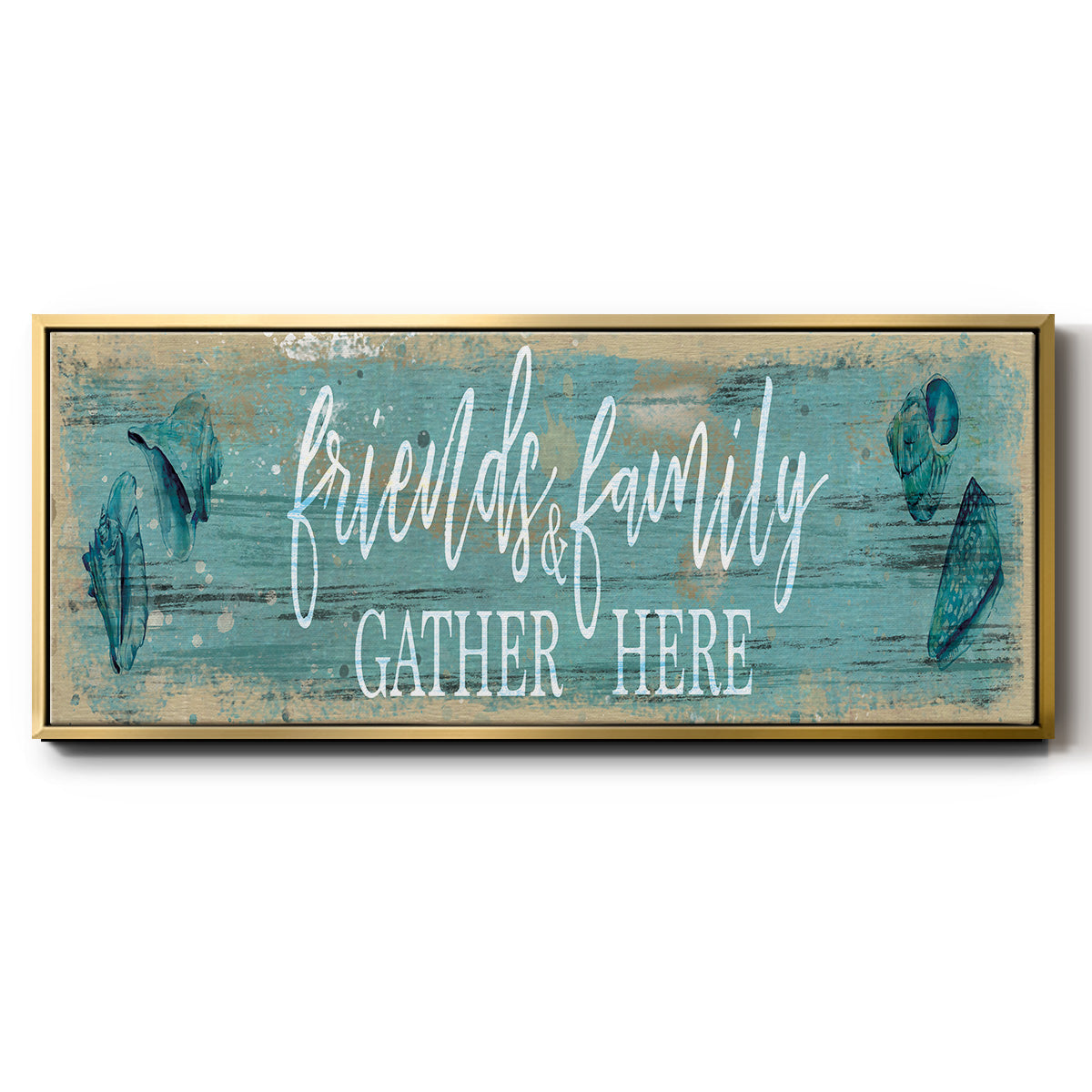 Friends and Family - Floater Framed Canvas Print