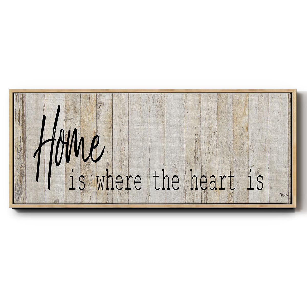 Home - Floater Framed Canvas Print