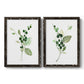 Sprigs in Green I   - Premium Framed Canvas 2 Piece Set - Ready to Hang