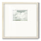 Gray Stone Sky I Premium Framed Print Double Matboard