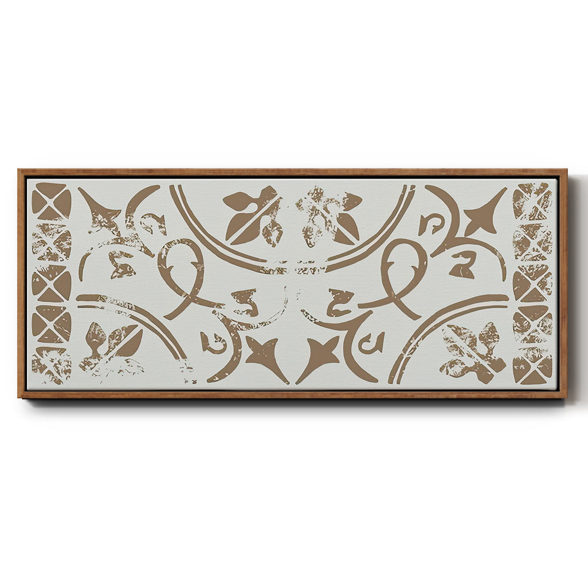 Ceramic Tile Collection D - Floater Framed Canvas Print