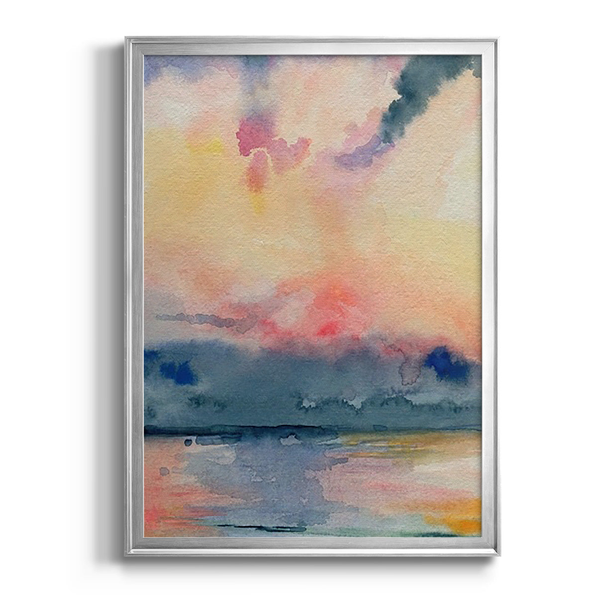 Prism Seascape II - Modern Framed Canvas Print