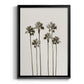 Palm Getaway - Modern Framed Canvas Print