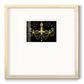 Golden Chandelier Premium Framed Print Double Matboard