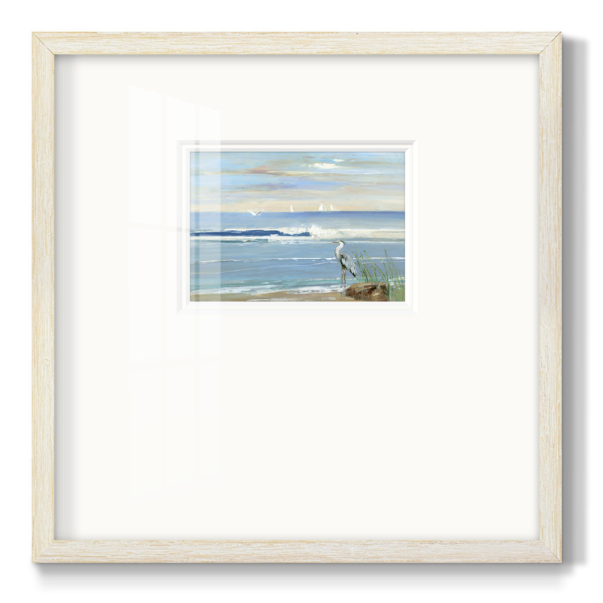 Sunrise Bay Premium Framed Print Double Matboard