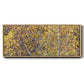 Tree Panorama III - Floater Framed Canvas Print